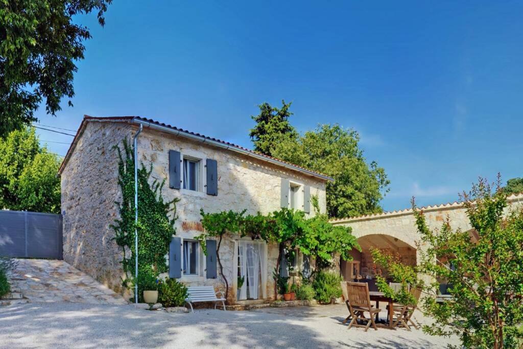 Ferienhaus Villa Alisia, wunderschönes Natursteinhaus bei Poreč, Istrien, Kroatien Vranje Selo Exterior foto