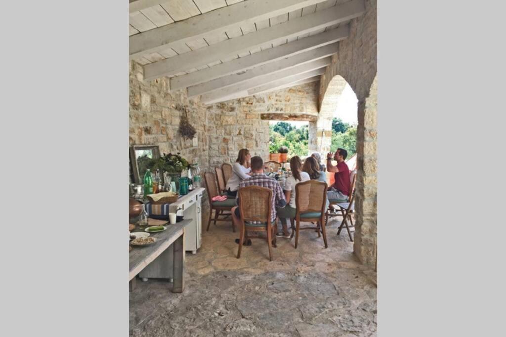 Ferienhaus Villa Alisia, wunderschönes Natursteinhaus bei Poreč, Istrien, Kroatien Vranje Selo Exterior foto
