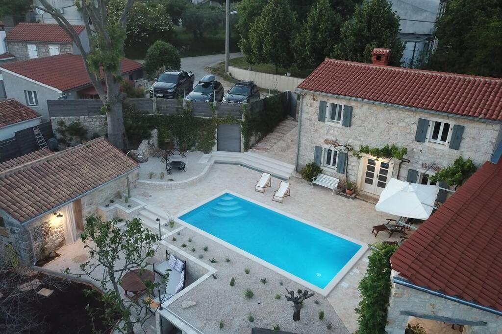 Ferienhaus Villa Alisia, wunderschönes Natursteinhaus bei Poreč, Istrien, Kroatien Vranje Selo Exterior foto